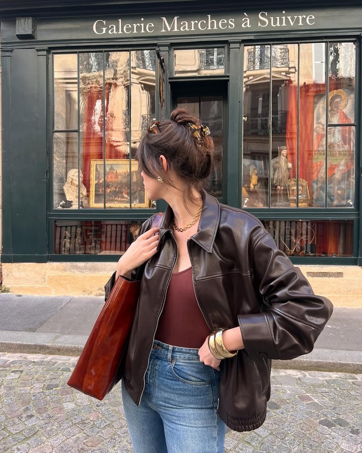 Nákupné maniačky - kožená bunda